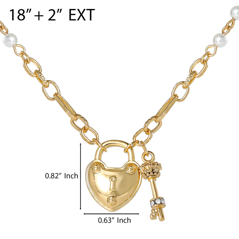 Heart Locket Charm Necklace