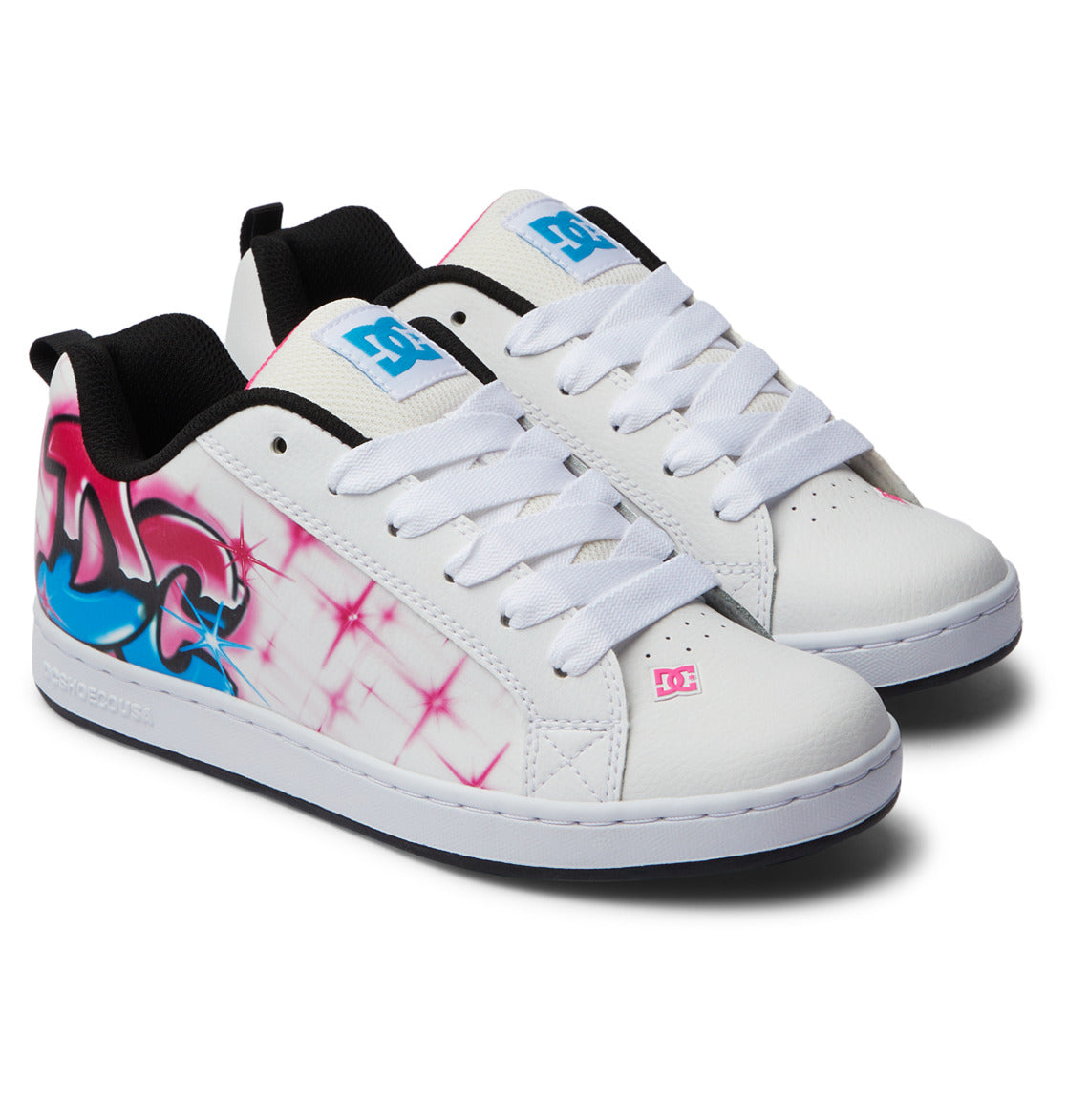 Women's Graffiti Print Court Graffik Shoes