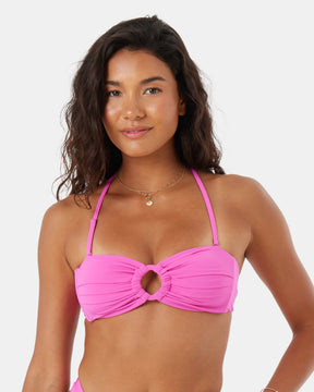 SD Beach Classics Ring Bandeau Bikini Top - Roxy