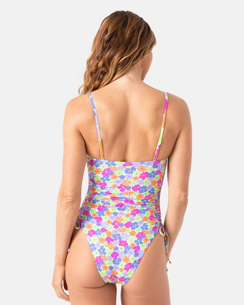 California Dreamin Bandeau One Piece Swimsuit - Roxy