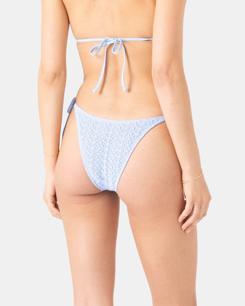 Crochet Tie Side Cheeky Bikini Bottom