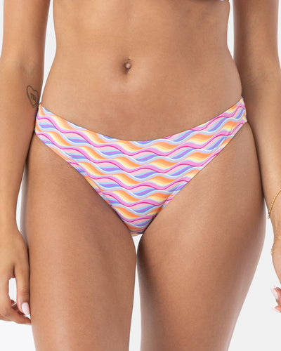 High Tide Hipster Moderate Bikini Bottom - Roxy