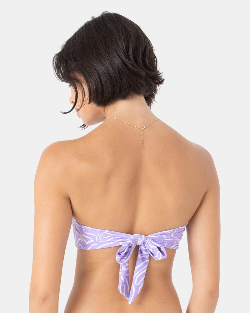 Sunshine State of Mind Reversible Bandeau Bikini Top