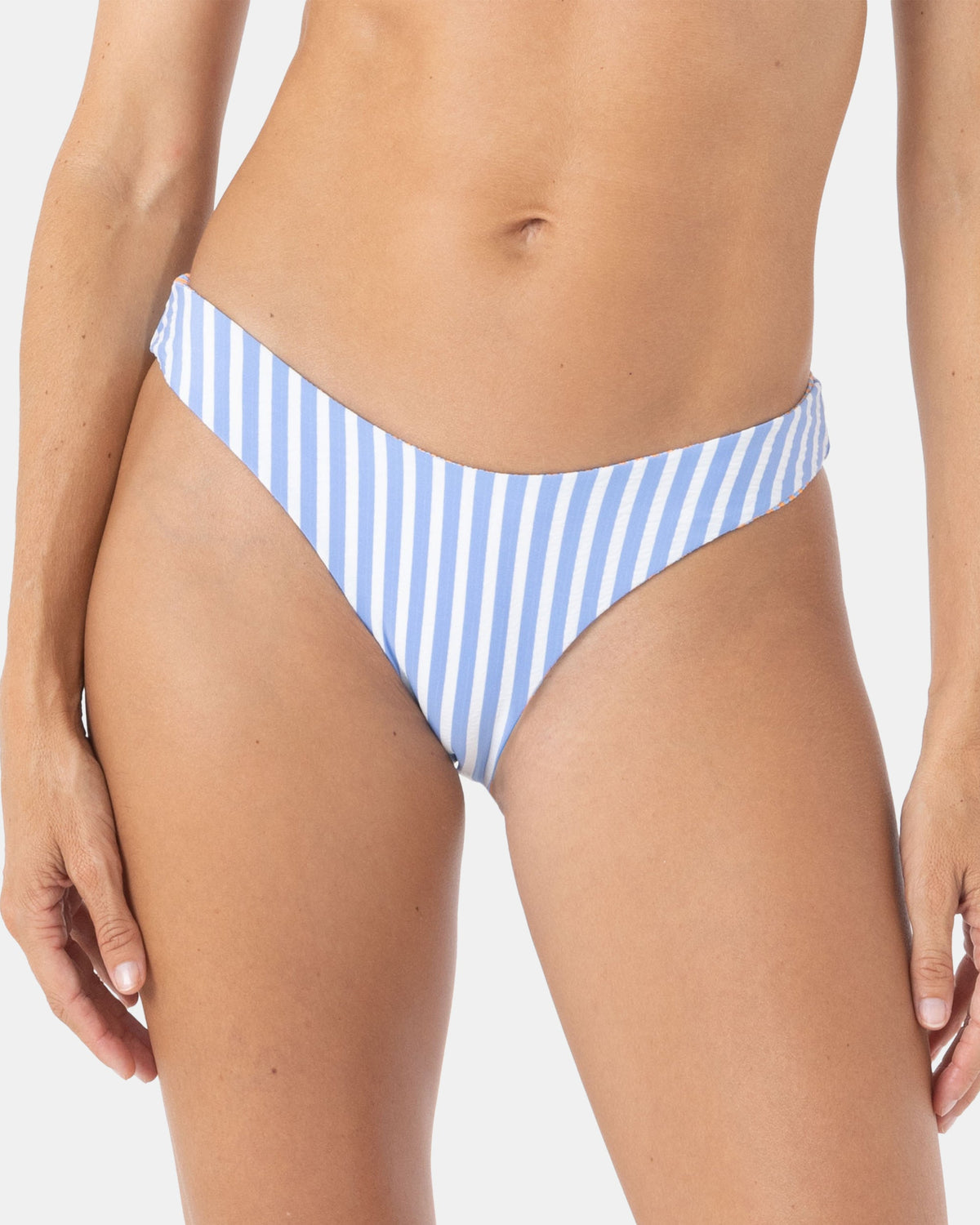 Pacific Coast Highway Reversible Scoop Moderate Bikini Bottom - Roxy
