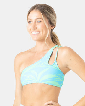 Bali Breaks Asymmetrical Bralette Bikini Top - Roxy