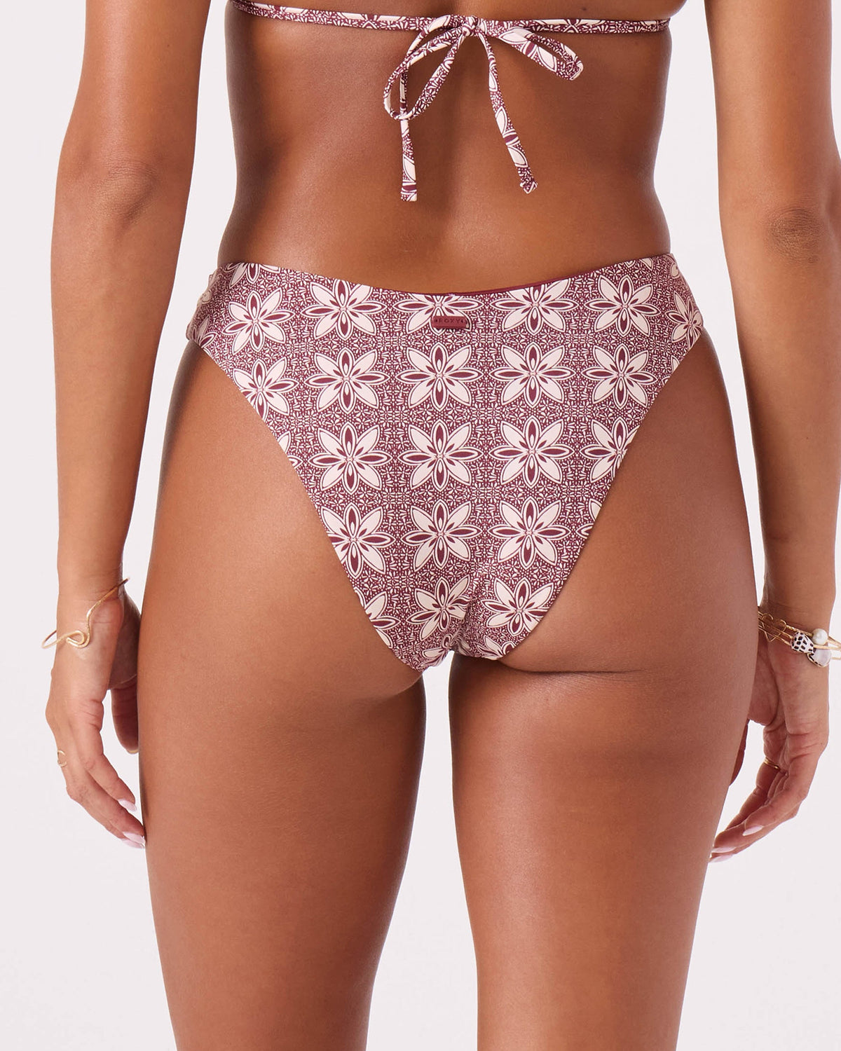 Batik Bloom Scoop Cheeky Bikini Bottom - ROXY