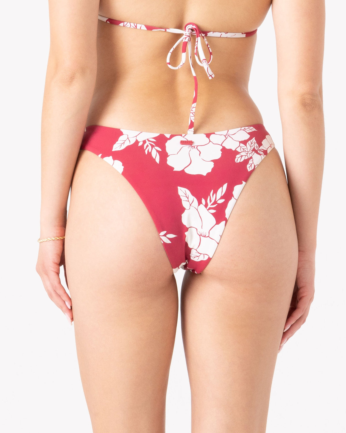 Hibiscus Hideaway Scoop Cheeky Bikini Bottom - ROXY