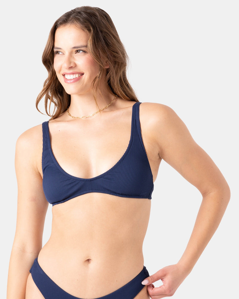 Rib Roxy Love Scoop Bralette