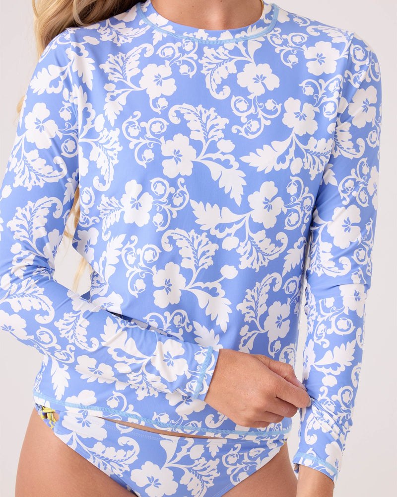 Golden Glow Printed Rashguard