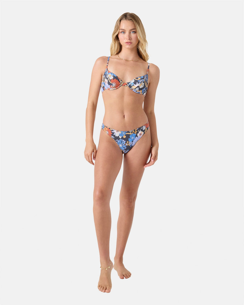 Soul Flower Smocked Demi Underwire Bikini Top