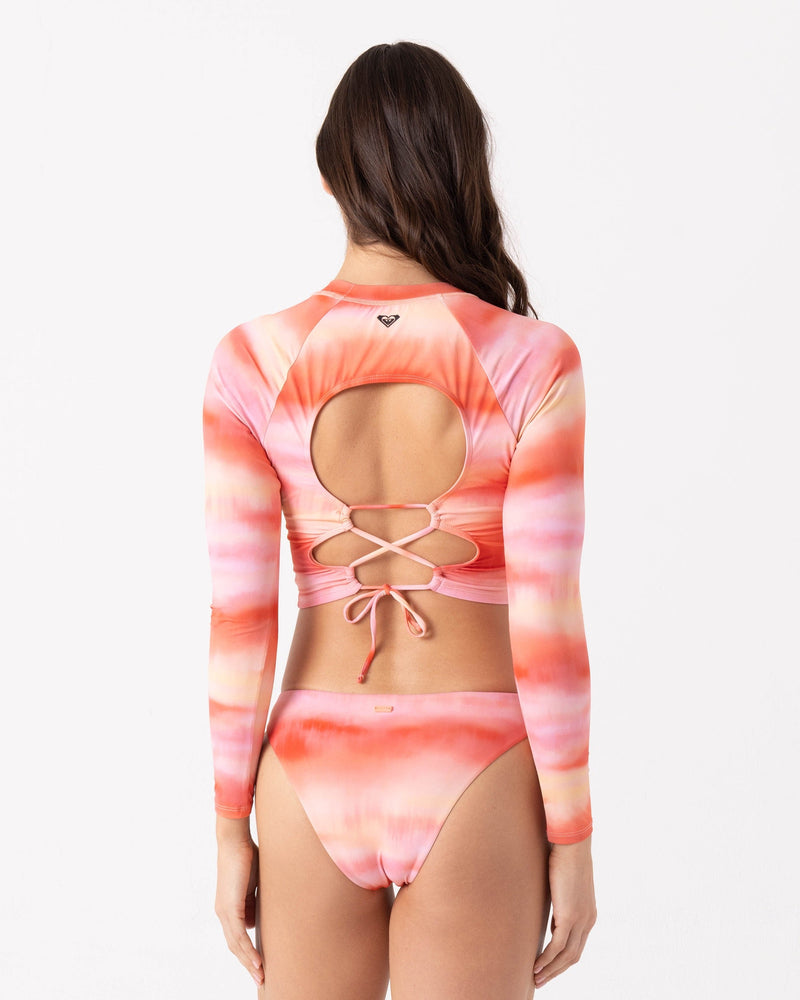 Palm Before The Storm Crop Rashguard