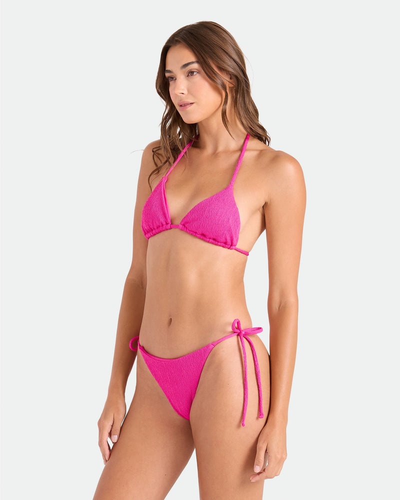 Women's Pucker Up Tie Side Teeny Bikini Bottom