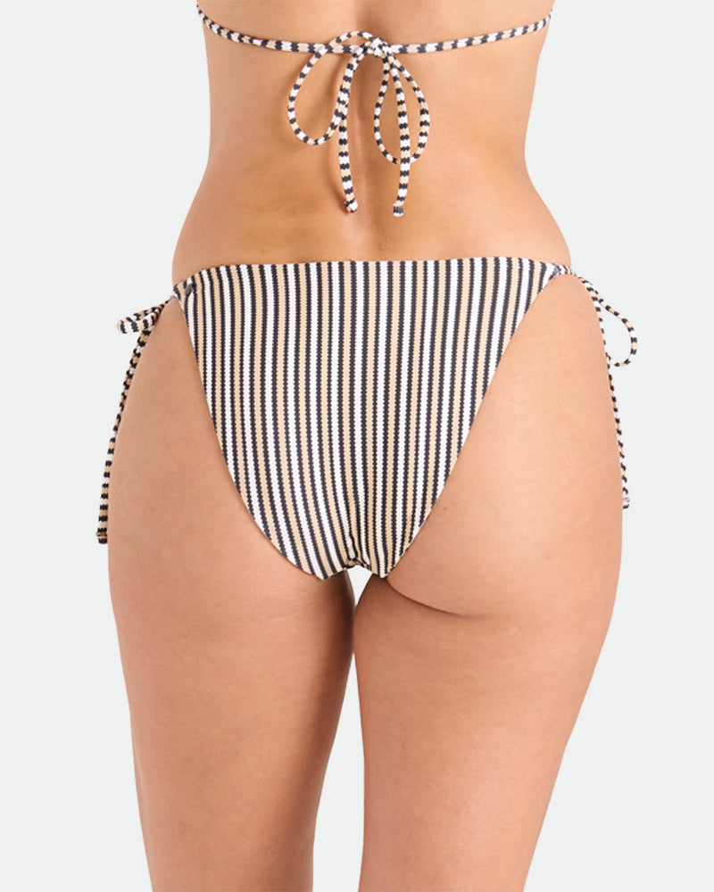 Women's Hibiscus Diamond Tie Side Full Reversible Bikini Bottom