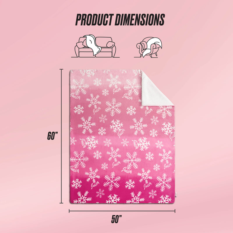 Plush Reversible Sherpa Throw Blanket