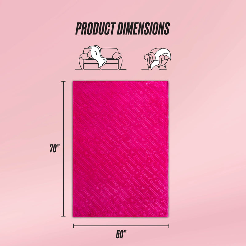 Embossed Plush Throw Blanket