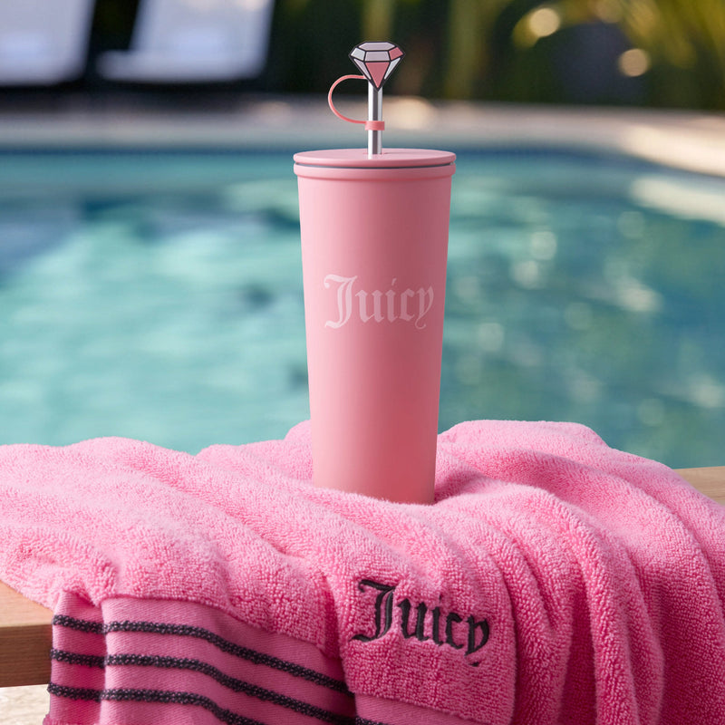 Couture Hydration Stainless Steel Tumbler Cup 6-Piece Set