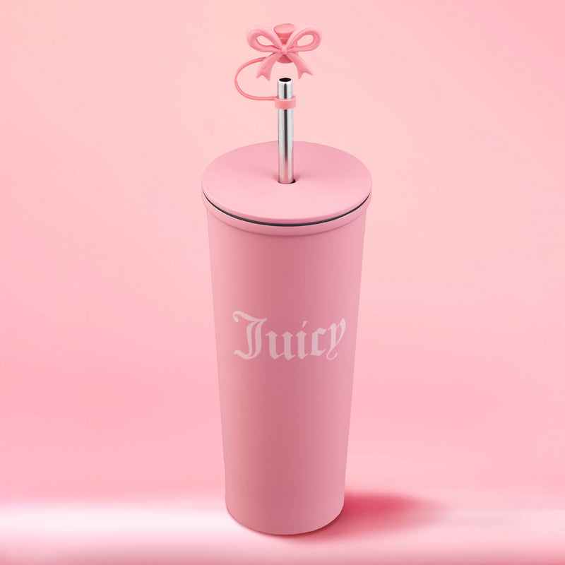 Couture Hydration Stainless Steel Tumbler Cup 6-Piece Set