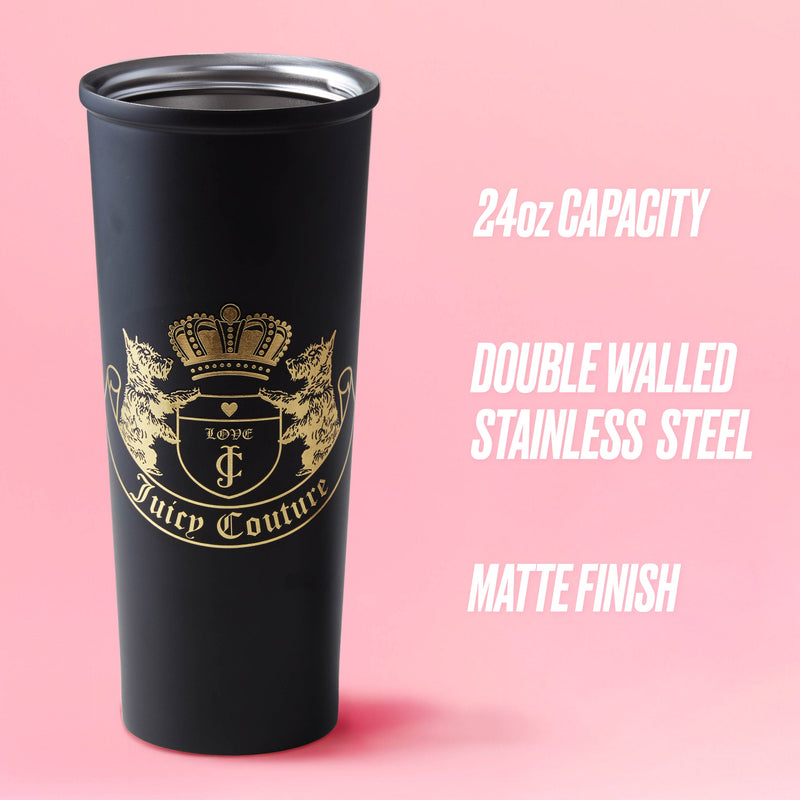 Couture Hydration Stainless Steel Tumbler Cup 6-Piece Set