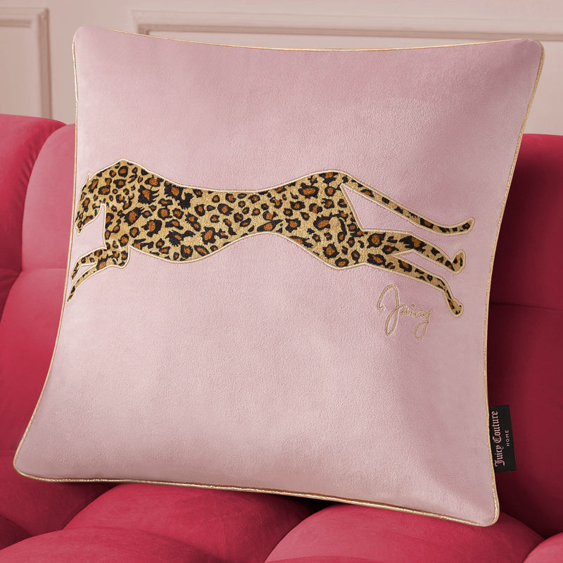Velvet Cheetah Square Pillow