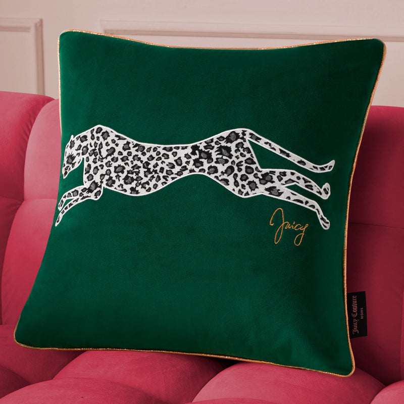 Velvet Cheetah Square Pillow