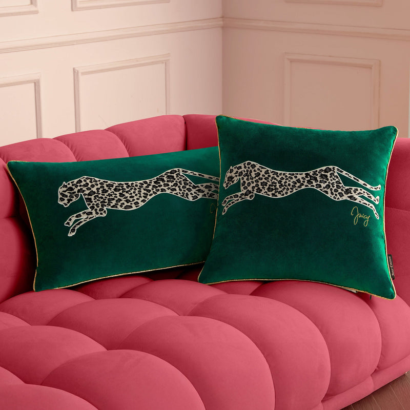 Velvet Cheetah Square Pillow