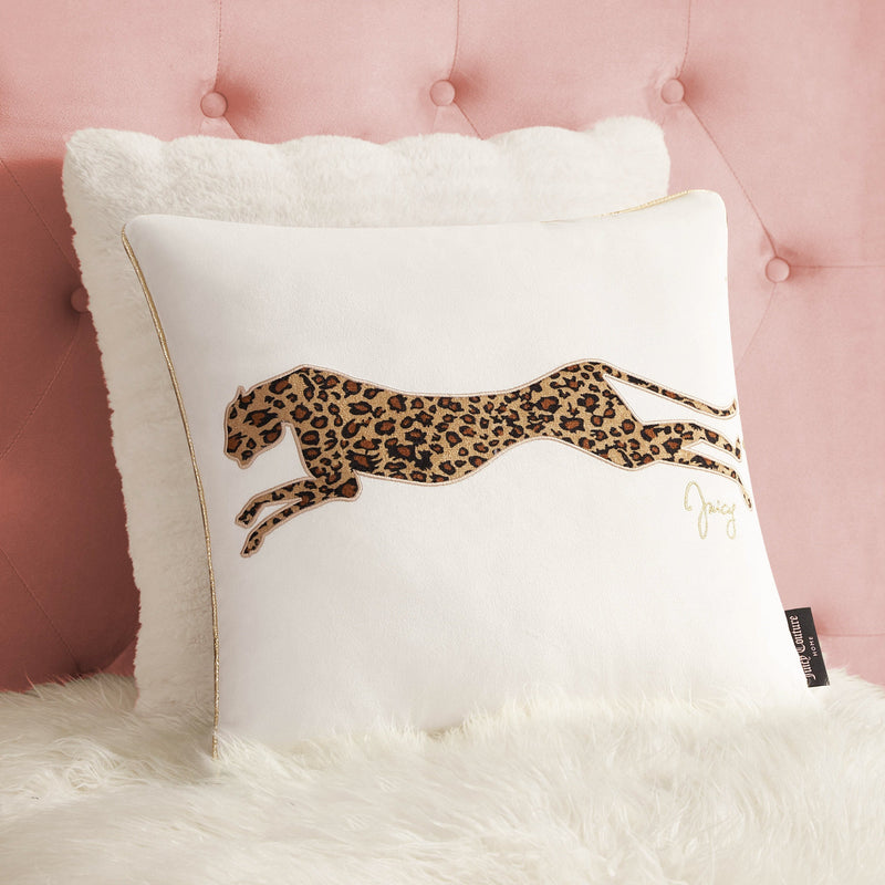 Velvet Cheetah Square Pillow