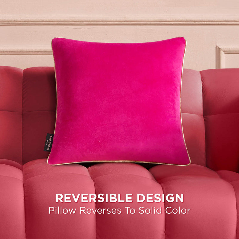 Velvet Cheetah Square Pillow