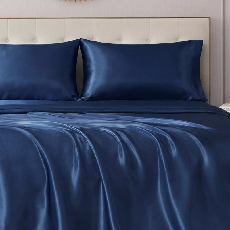Solid Satin Sheet Set