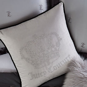 Gothic Rhinestone Crown Pillow