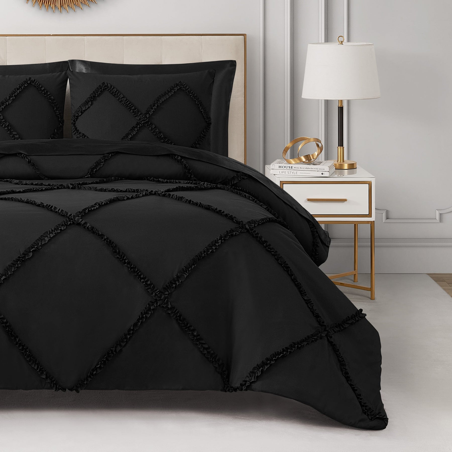 Diamond Ruffle Comforter Set - Juicy Couture