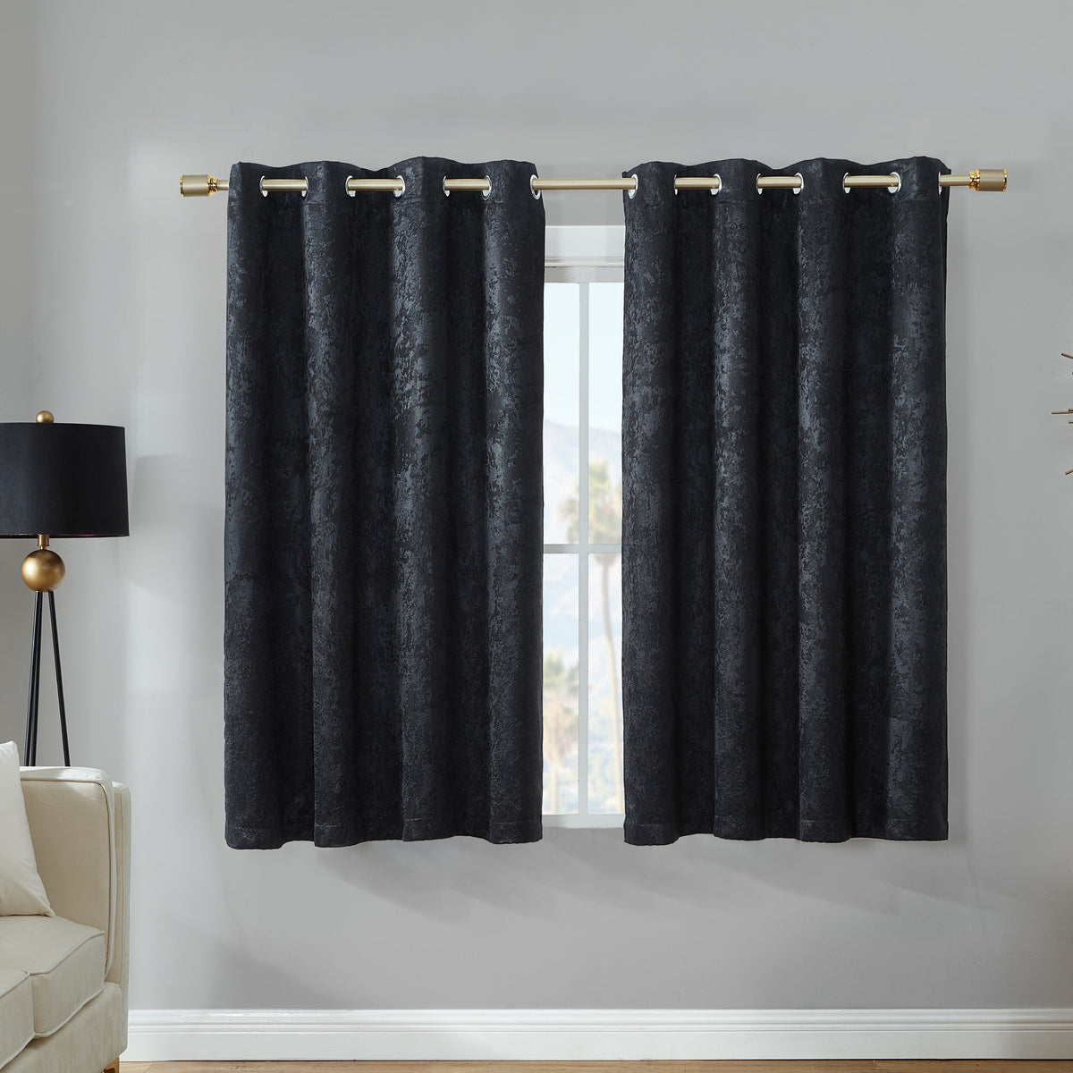 Faux Suede Curtains