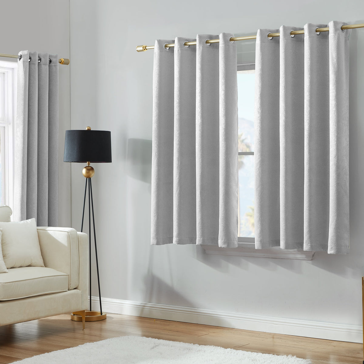 Faux Suede Curtains