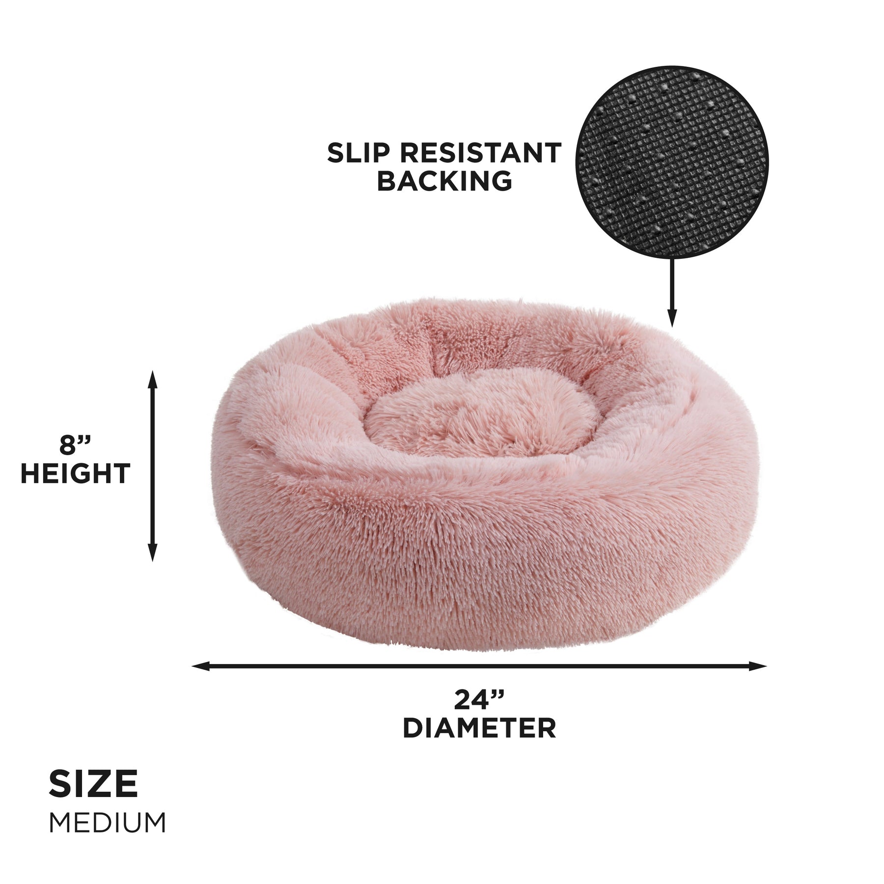 Devon Faux Fur Pet Bed