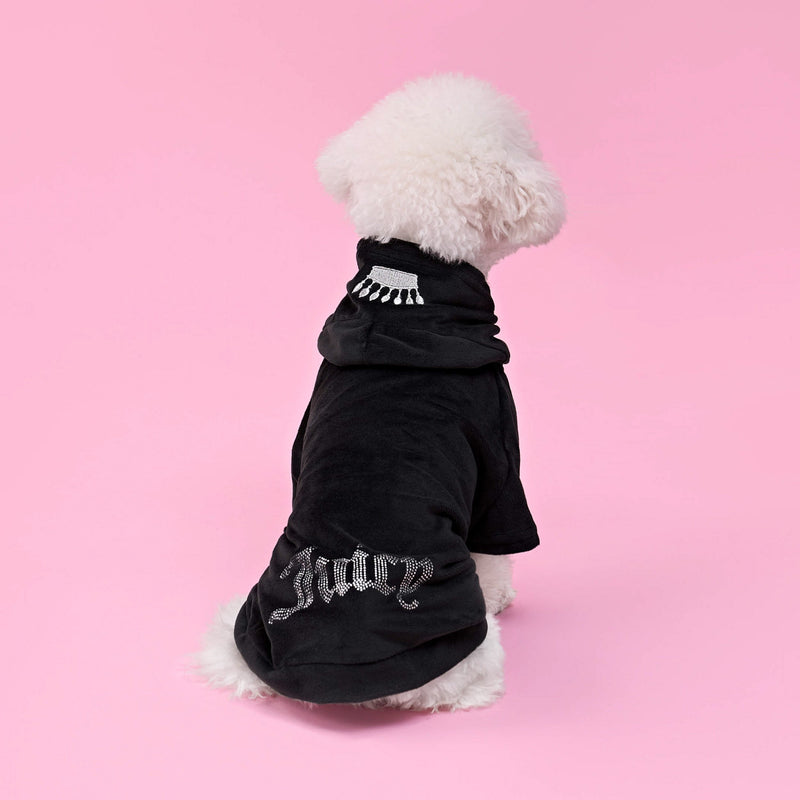 Bling Velour Pet Hoodie