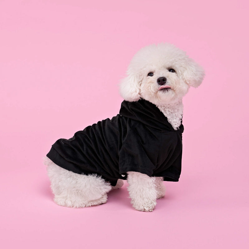 Bling Velour Pet Hoodie