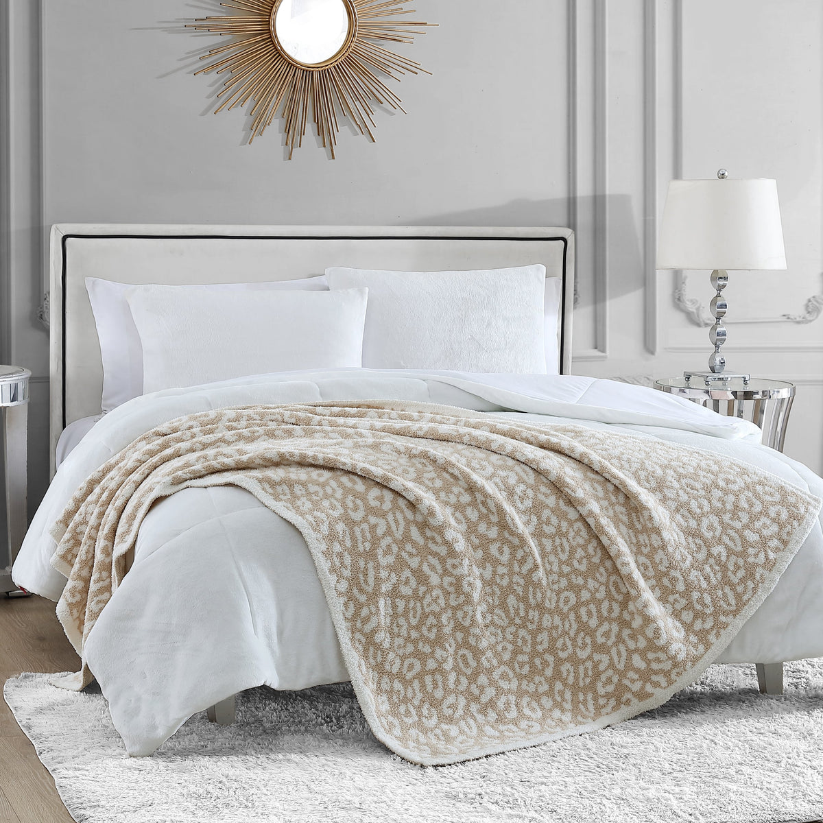 Leopard Print Throw Blanket