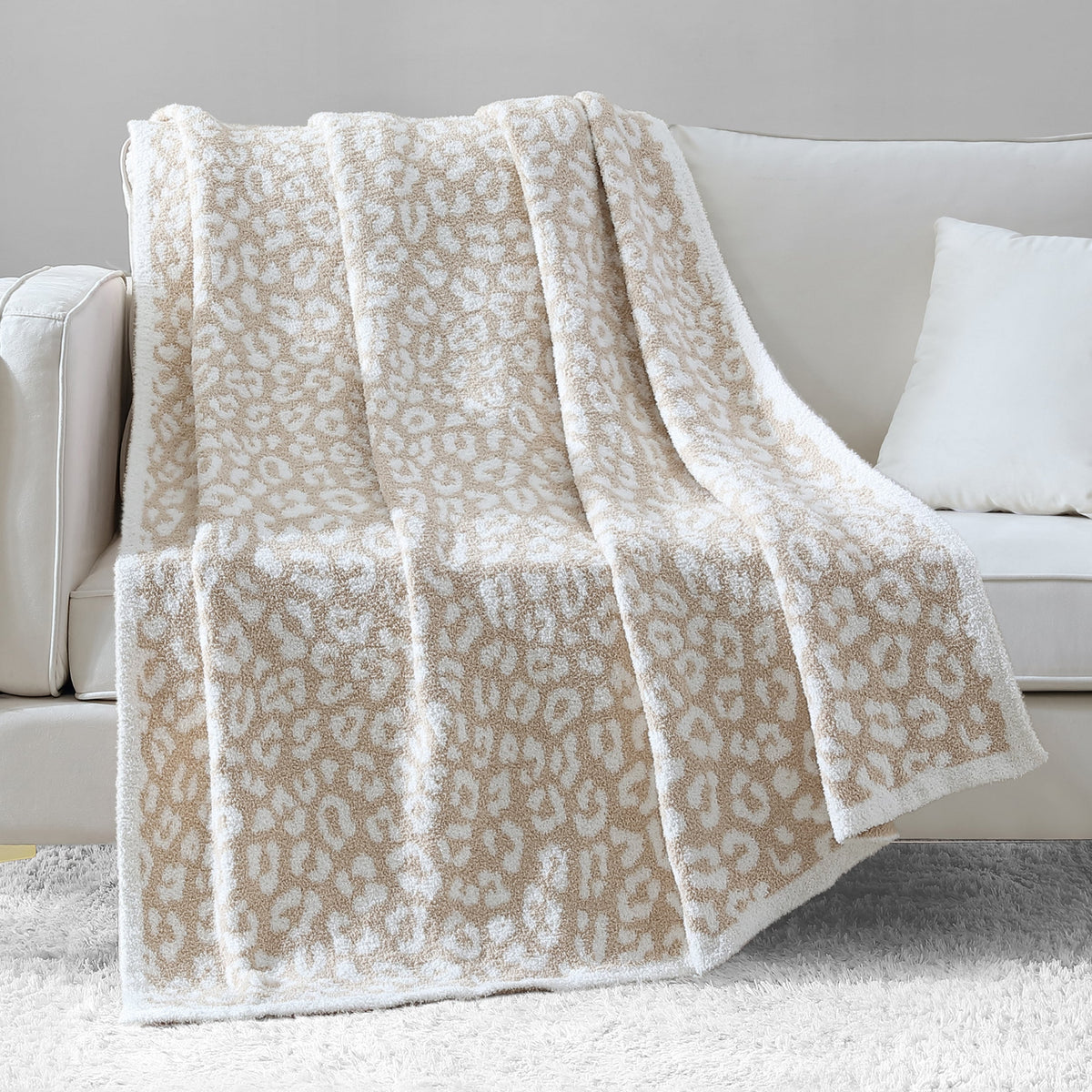 Leopard Print Throw Blanket