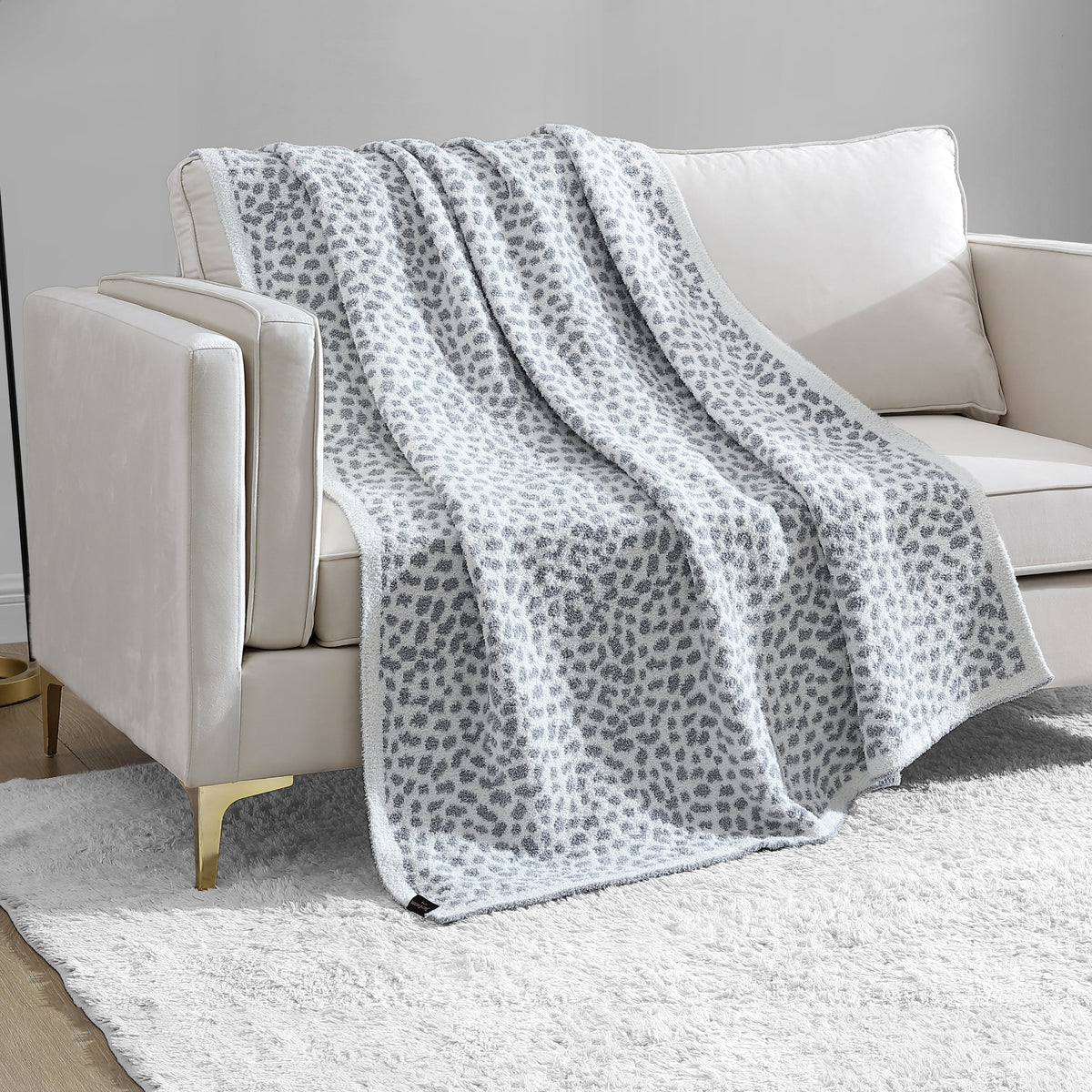 Leopard Print Throw Blanket