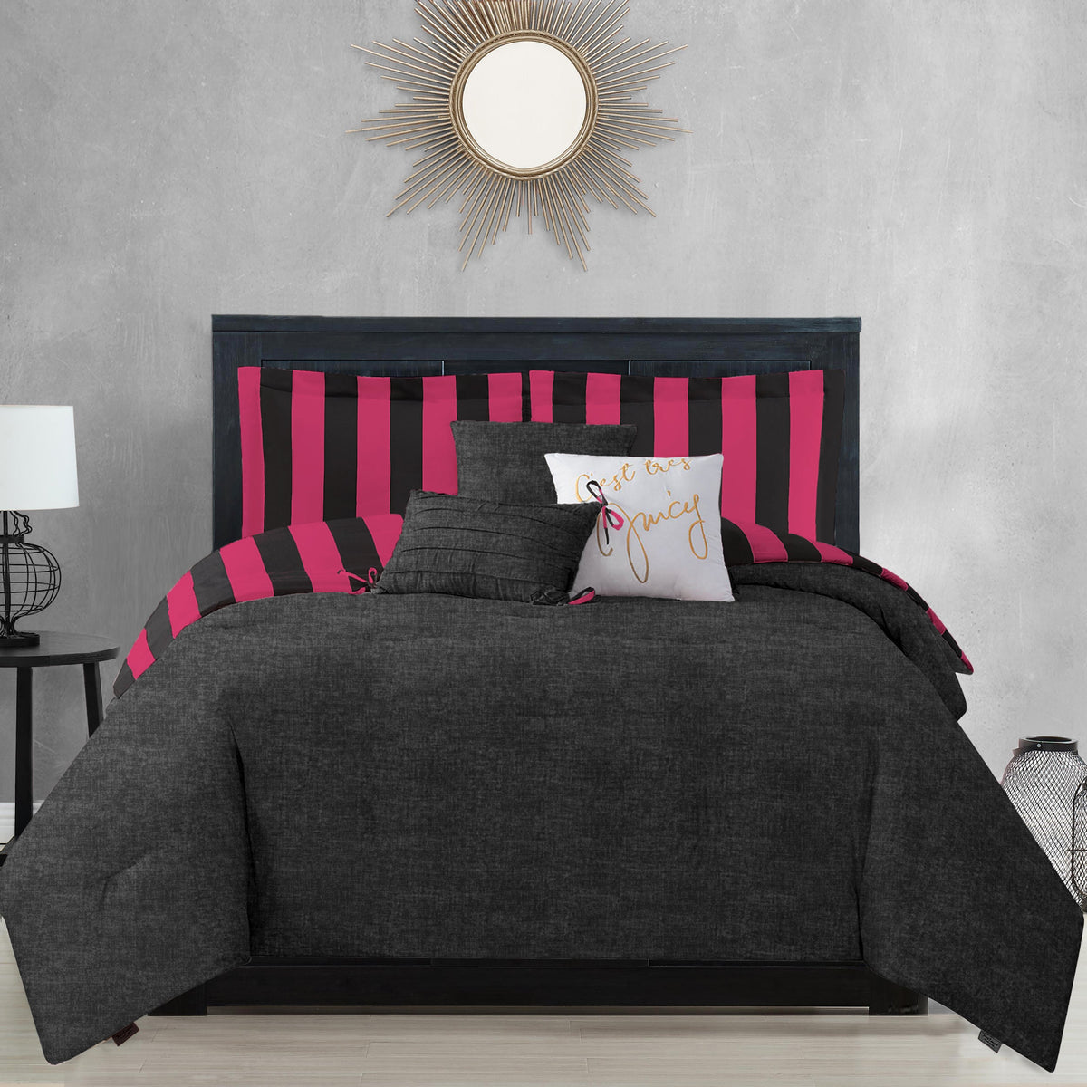 Cabana Striped Reversible Comforter Set