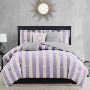 Cabana Striped Reversible Comforter Set