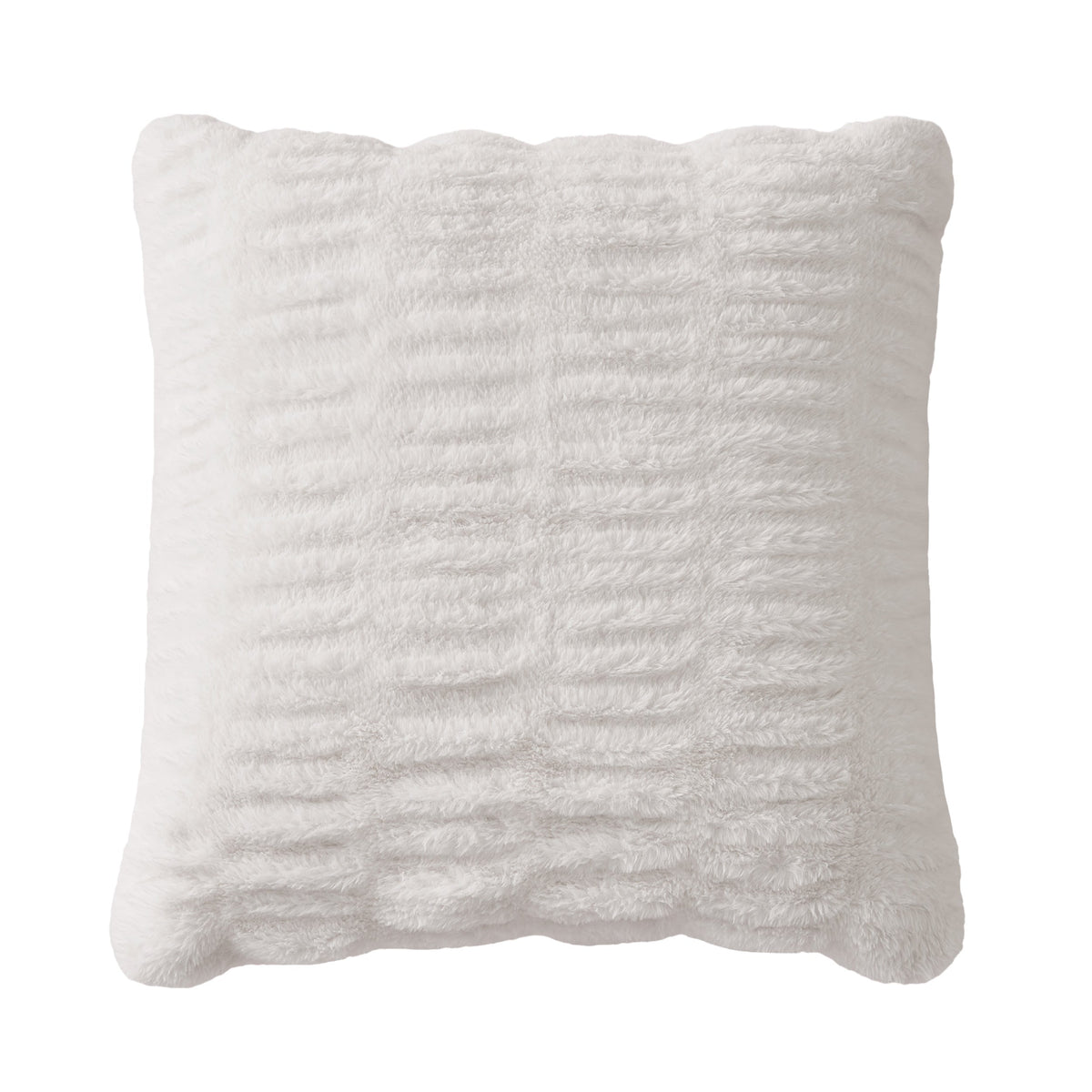 Pleated Faux Fur Decorative Pillow - Juicy Couture