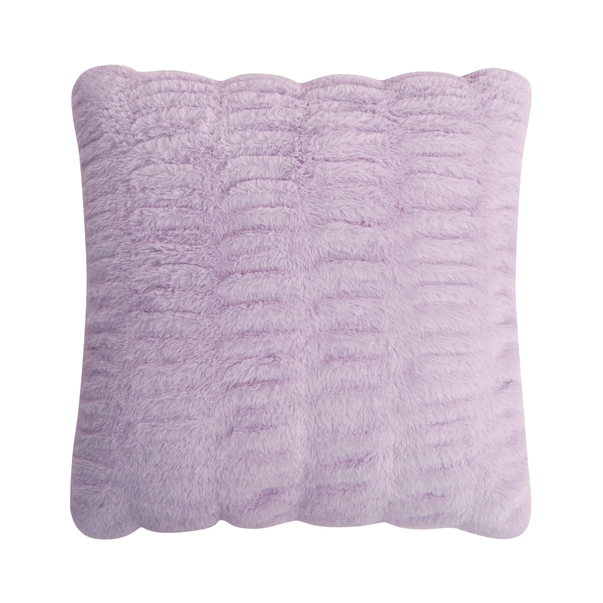 Pleated Faux Fur Decorative Pillow - Juicy Couture