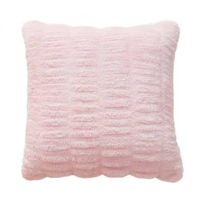 Pleated Faux Fur Decorative Pillow - Juicy Couture
