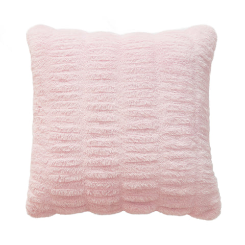 Pleated Faux Fur Decorative Pillow - Juicy Couture