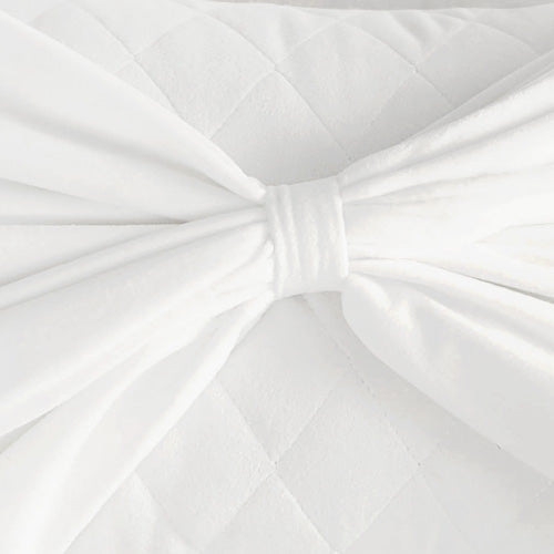Velvet Bow Decorative Pillow