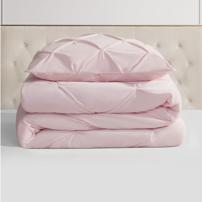 Kiss Pleat Micromink Comforter Set - Juicy Couture