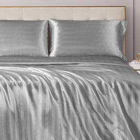 Damask Stripe Satin Sheet Set - Juicy Couture