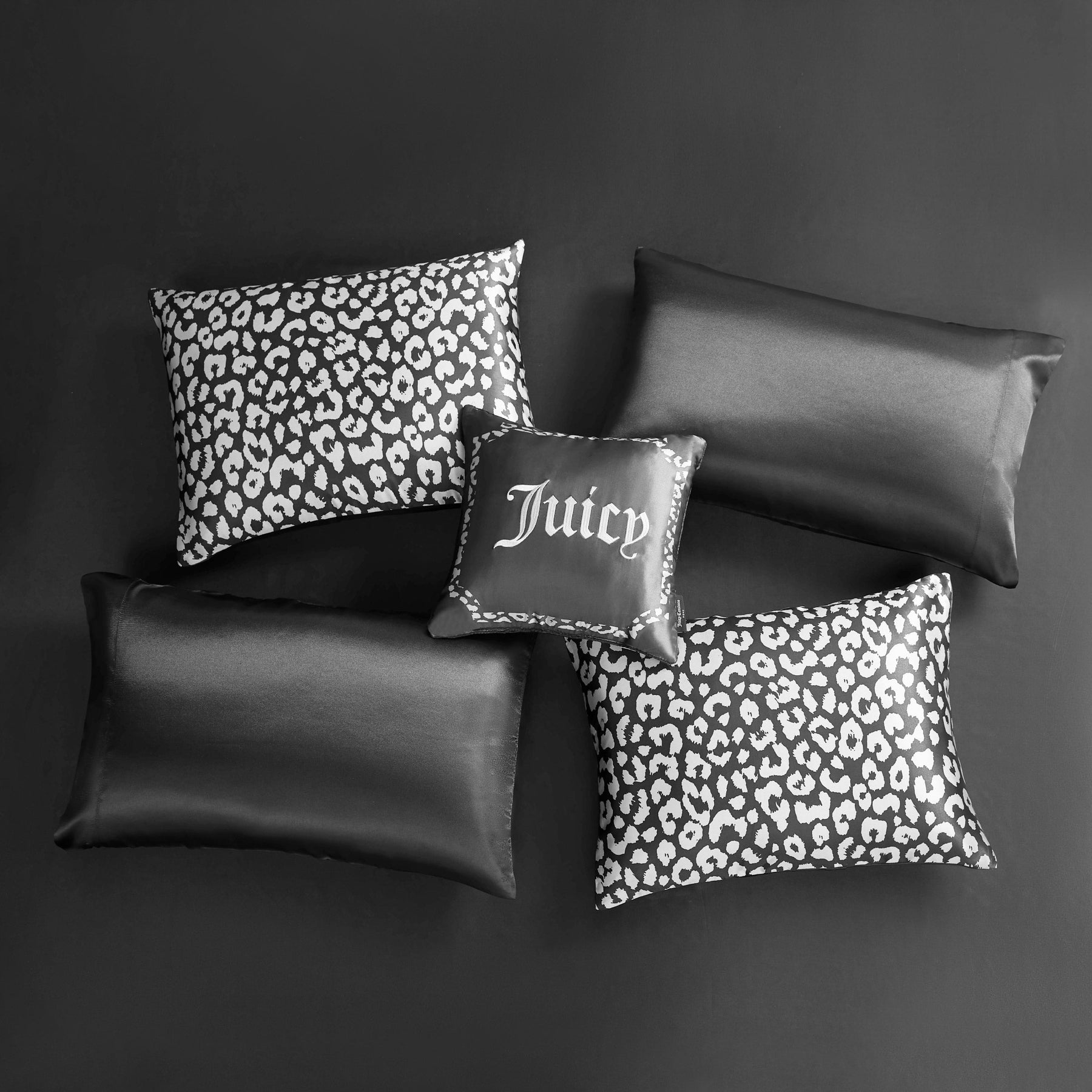 Modern Leopard Satin Bed in a Bag Bedding Set - Juicy Couture
