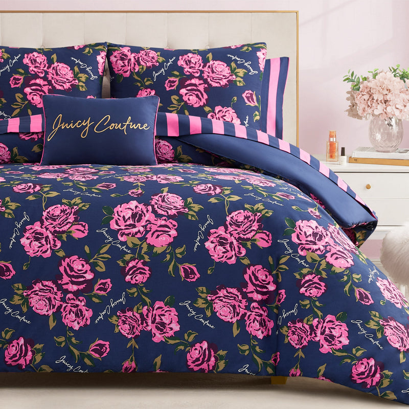 Rose Logo Bed in a Bag Bedding Set - Juicy Couture