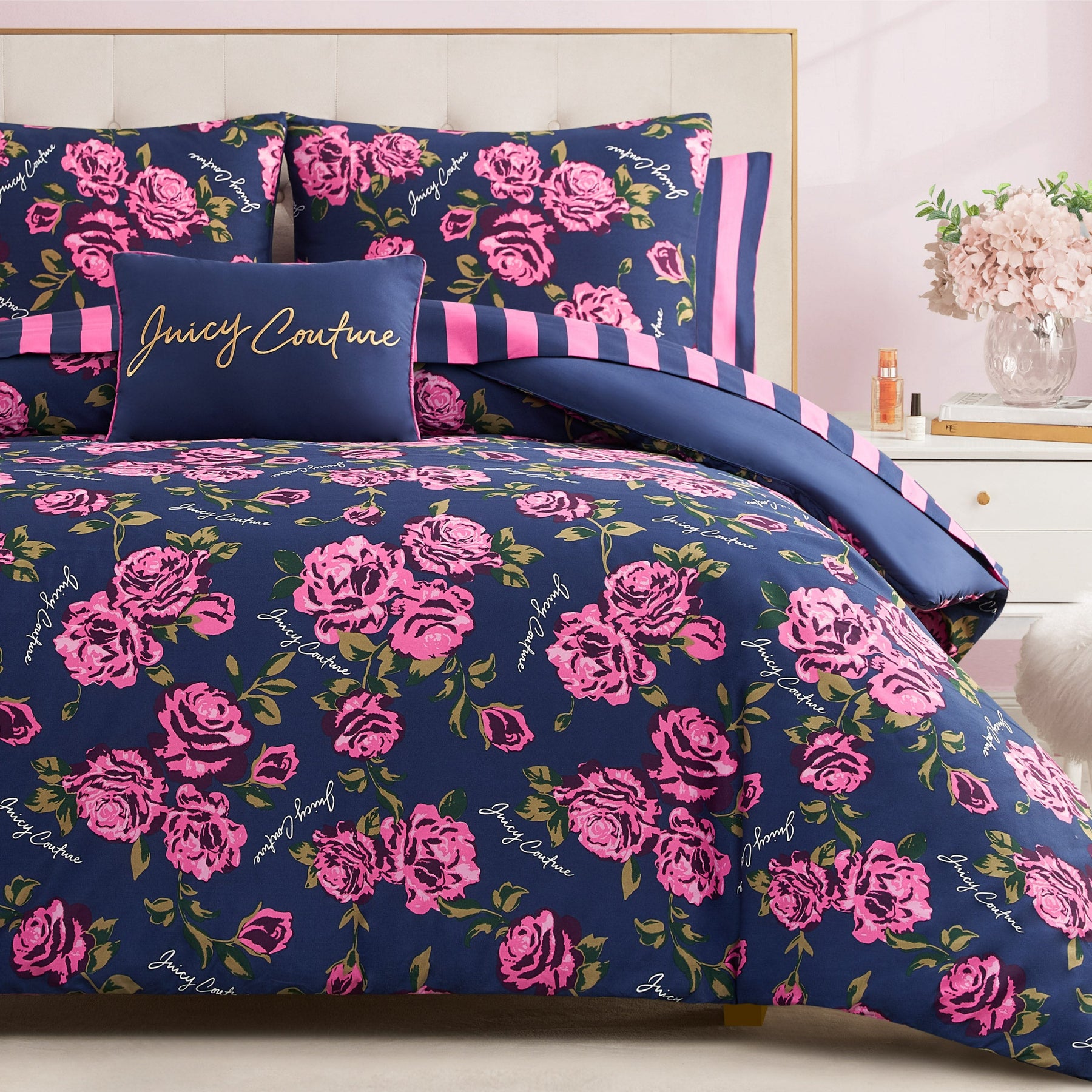 Rose Logo Bed in a Bag Bedding Set - Juicy Couture